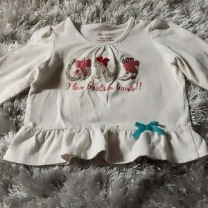 Wrangler cowgirl shirt 12M